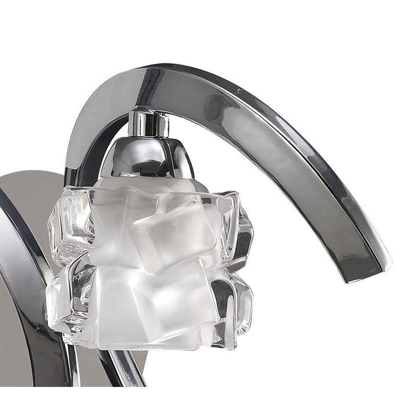 Klingensmith Armed Sconce, Polished Chrome, Yes