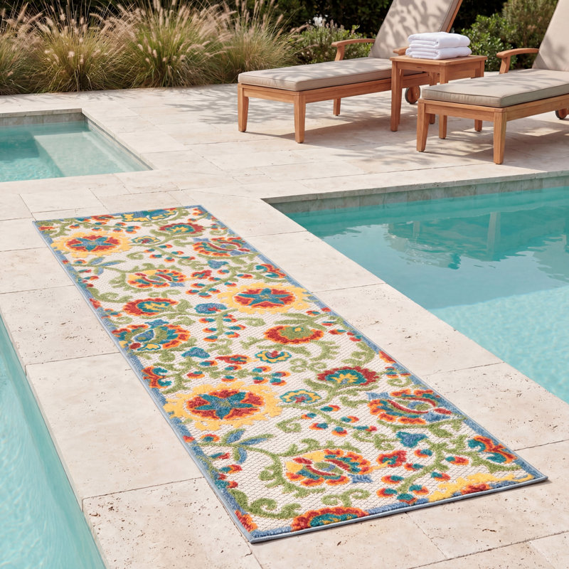 Floral Indoor / Outdoor Rug
