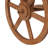 Wood Rolling Cart Retro Indoor Display Rack With Wheels For Flowers, Potted Plants-116319291