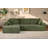 Compression 2 Piece Corduroy L Shaped Sectional Couches-212286671-212286669