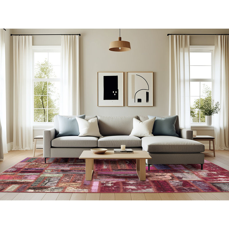 Abstract Indoor Rug, Rectangle 6' x 9'