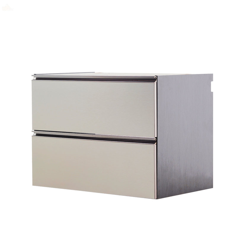 Armoire de garage murale à tiroir en bois gris métallique