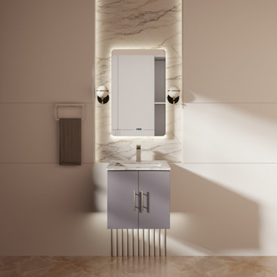Meuble-lavabo simple l 24 po x P 22 po Geneva