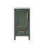 Ensemble de meuble-lavabo simple 18 po avec 1 porte à fermeture douce et 1 tiroir, entièrement assemblé-232365308
