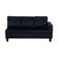 Canapé avec méridienne large de 97 po avec repose-pieds Macur-81193087