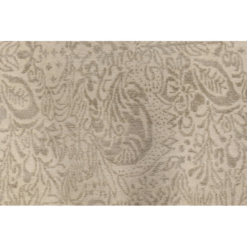 Modern One-of-a-Kind Rectangle 6'8" X 9' Hand Knotted Area Rug