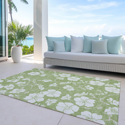 Tapis intérieur \/ extérieur corail lavable à la machine ACN1032 1 pi 8 po x 2 pi 6 po