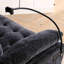 Fauteuil de loisir, fauteuil inclinable double, dossier réglable manuellement, accoudoirs rembourrés, port de charge USB latéral et support pour téléphone, livré avec un repose-pieds de rangement assorti-831470749