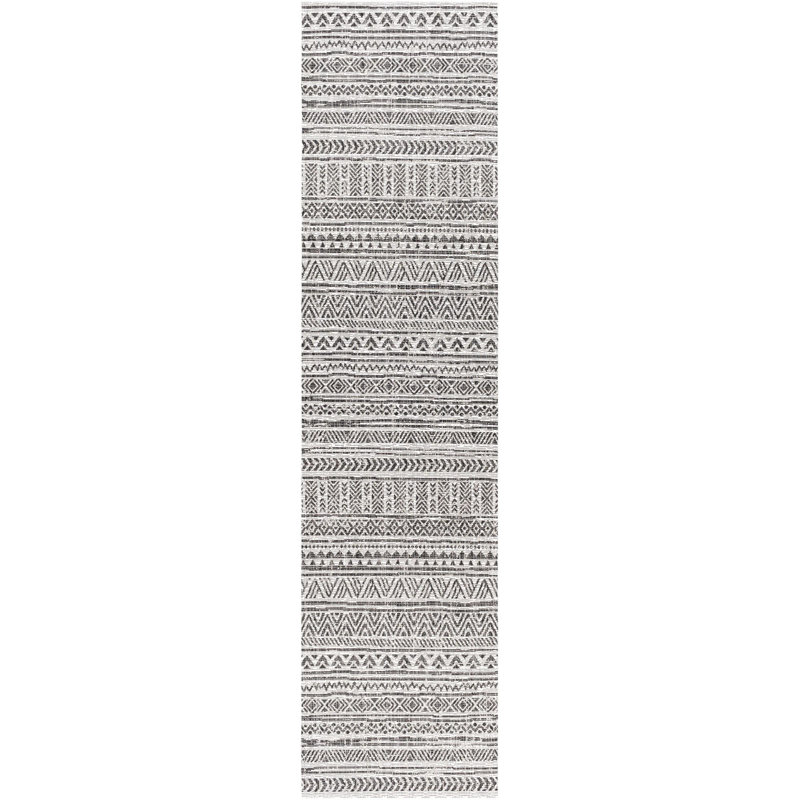 Landyon Machine Woven Stain Resistant Indoor / Outdoor Area Rug , Runner 2'7" x 10'