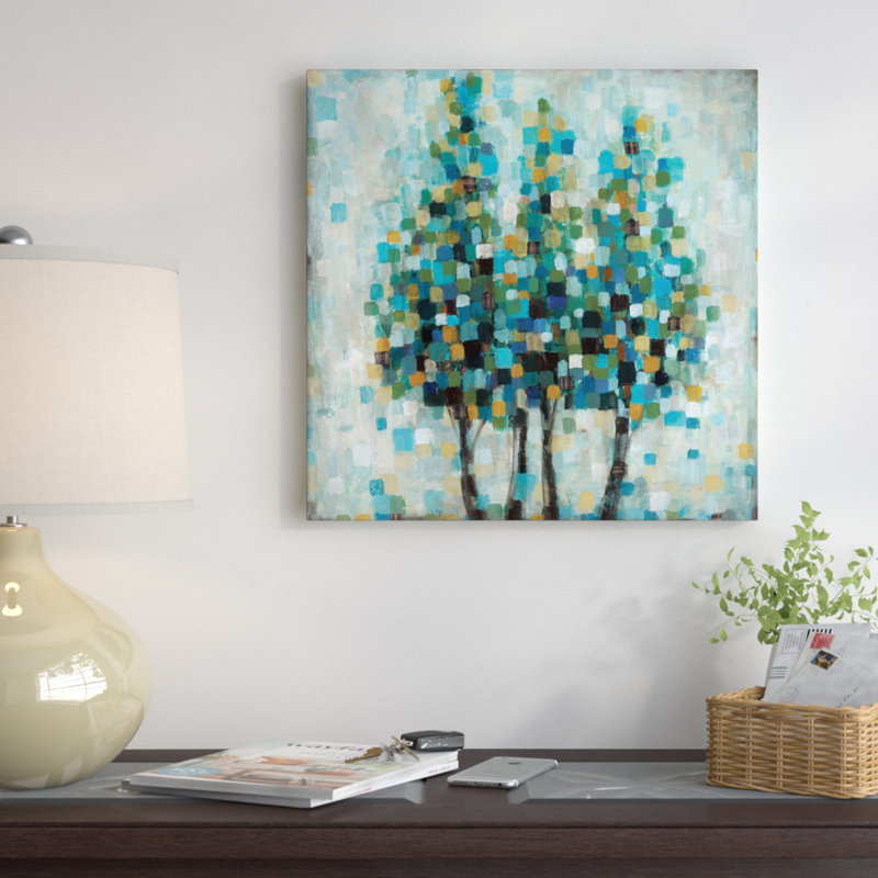 "into the blue" par wani pasion, reproduction d’art sur toile, H 12 po x l 12 po x P 0,75 po