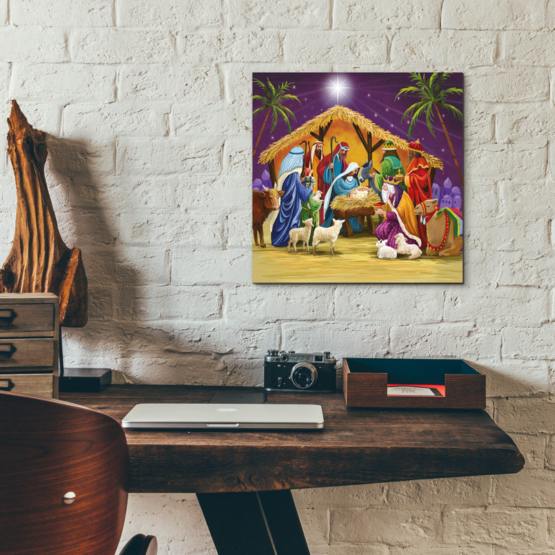 «Manger Gathering» par Elle Media Group, Epic Art, art mural en verre acrylique, 12 po x 12 po