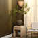 Table d'appoint en raphia 1 tiroir Montecito