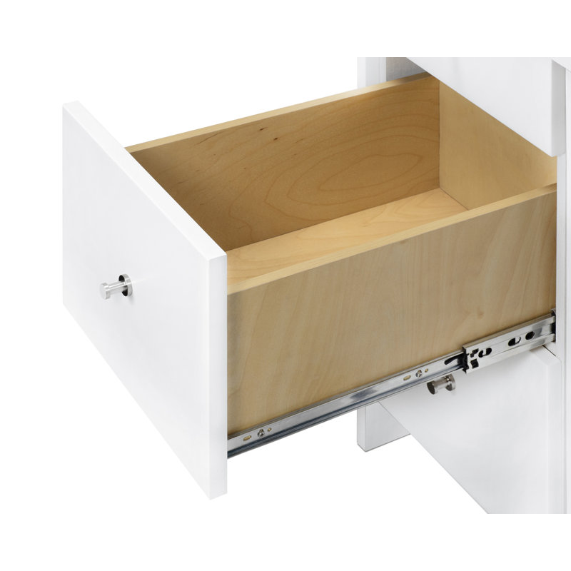 Summit Appliance Mesa Turnkey Dry Bar with Beverage Center and Storage, White