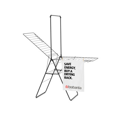 Brabantia Hangon 25 m Folding Drying Rack with Rod
