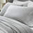 Chloe 100% Cotton Linen Texture Vintage Wash Solid Deep Pocket Percale Sheet Set-116325721-116325722