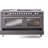 ILVE Professional Plus II Series 60 in. Dual Fuel Range with 7 Sealed Burners, Griddle, Frenchtop (Liquid Propane, Glass Door)-98168249-98168248