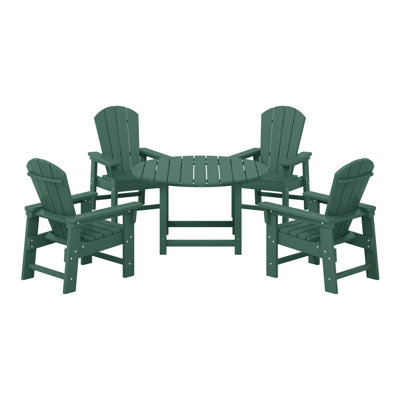 Laguna Kids Adirondack 5-Piece Round Table Dining Set