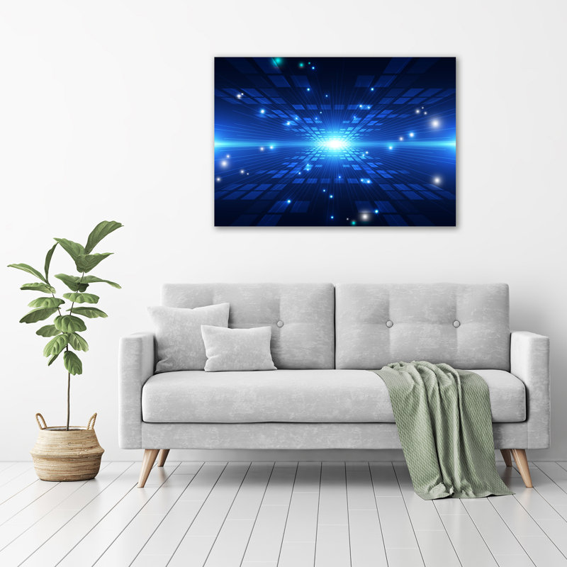 Three-dimensional Background - Wrapped Canvas Print