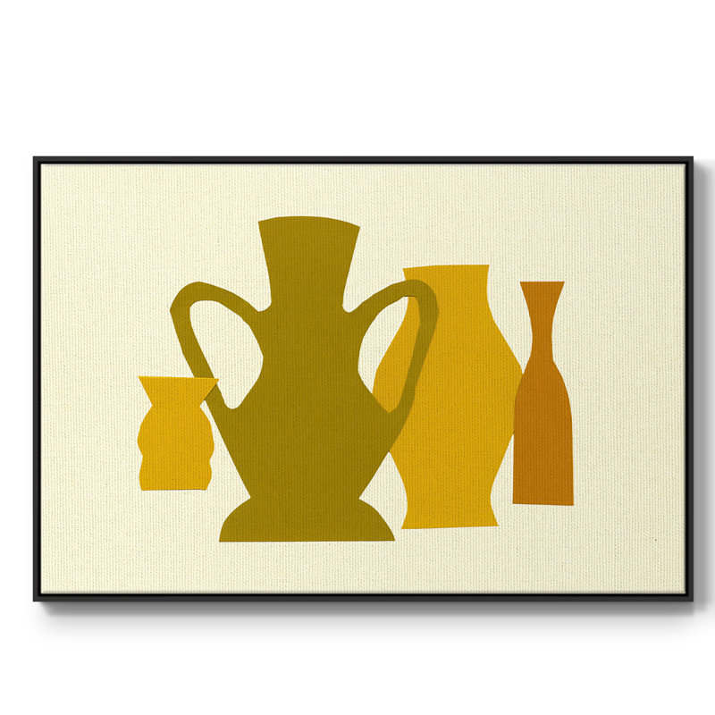 Posant la poterie I, Noir, H 17 po x l 25 po x P 2 po