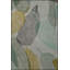 Tapis vert et gris à motif de feuilles tissées-1879527836