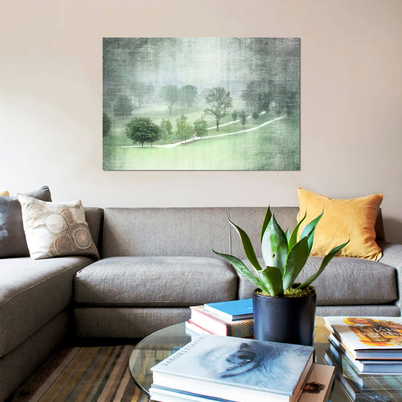«Hanie II», impression sur toile, H 26 po x l 40 po x P 1,5 po, Toile tendue, Pas de tapis