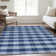 Premium Machine Washable Prisco Navy Rug