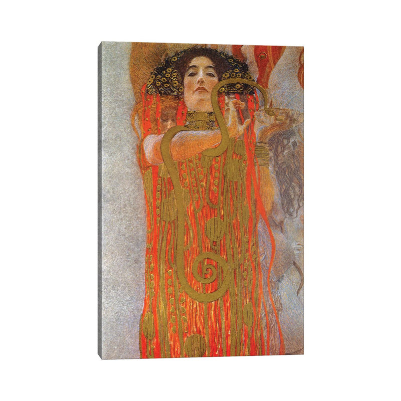 Hygieia, 1900-07 by Gustav Klimt - Wrapped Canvas Painting, 20.32 cm H x 30.48 cm W