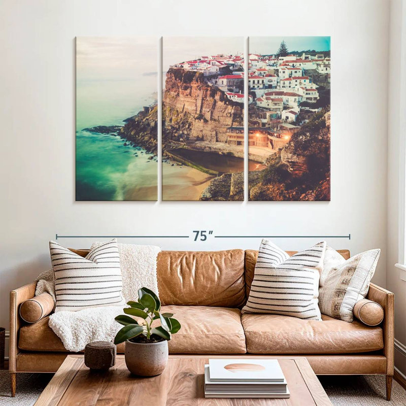 Gillard Azenhas Do Mar Cliffs, 42" H x 65" W
