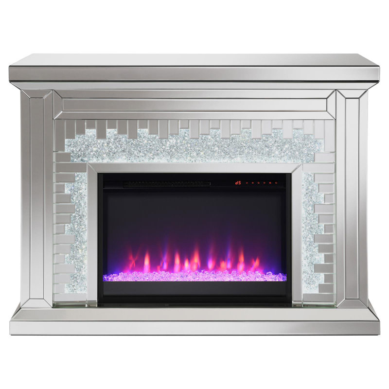 Rectangular Freestanding Fireplace Mirror