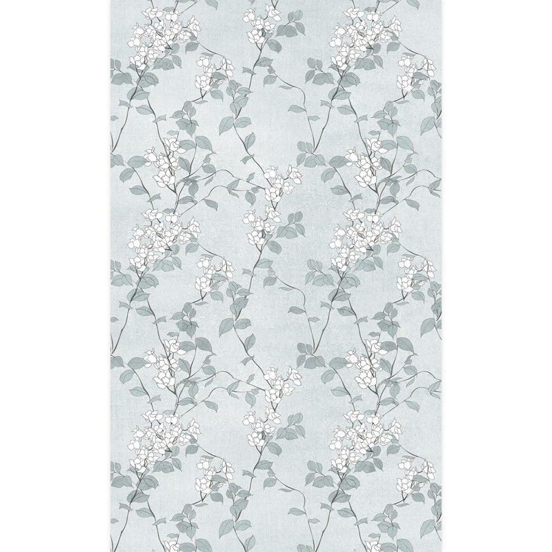Bordure florale pelez et collez, L 120 po x l 72 po