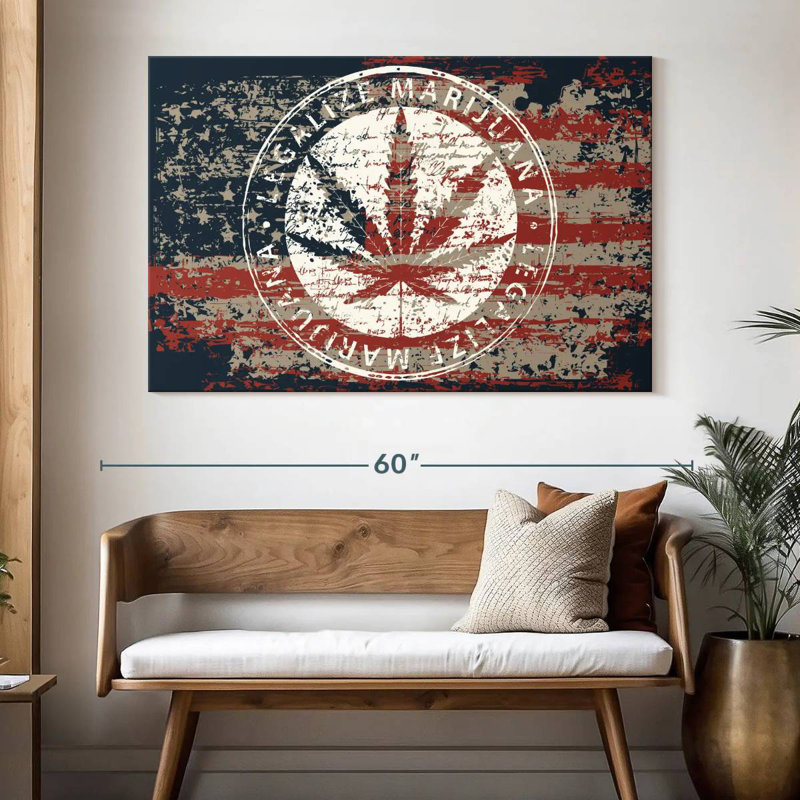 Marijuana drapeau américain