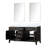 Double Bath Vanity With Mirrors-1352966519