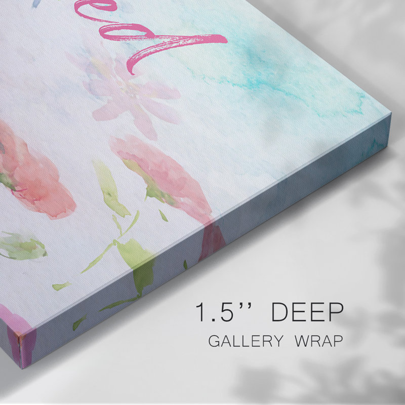 Toile tendue avec galerie Summer Garden, H 32 po x l 48 po