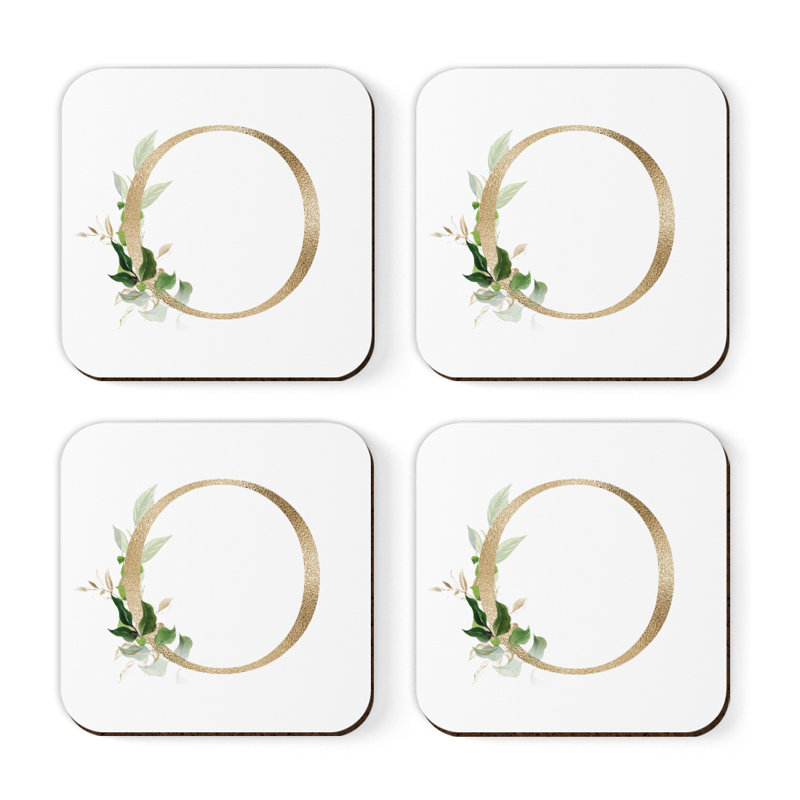 Sous-verre à monogramme Exotic, O