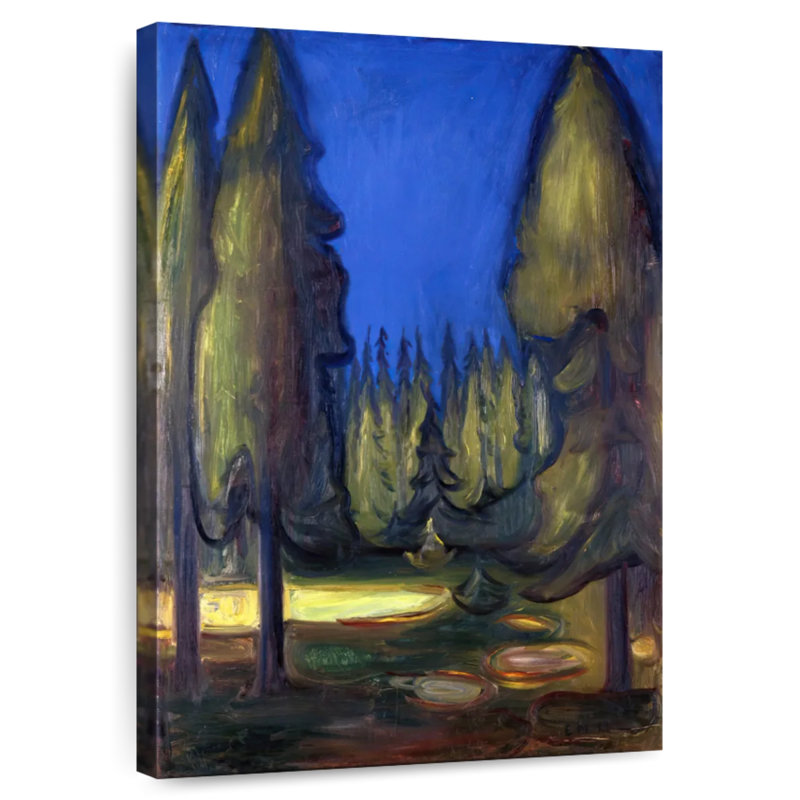 Forêt d'épinettes foncées Alvord, H 39 po x l 26 po