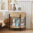 Marble Round End Table With Storage-1496349351-1496349349