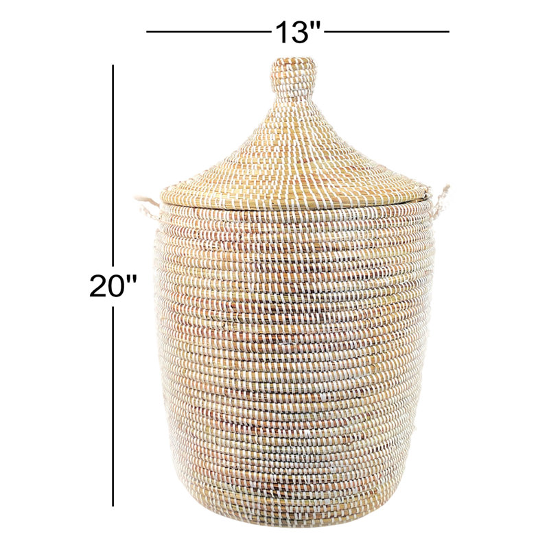 Mbare Senegalese Seagrass Decorative Basket