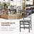 Padded Stackable Folding Dining Chairs with Solid Wood Frame-233961518