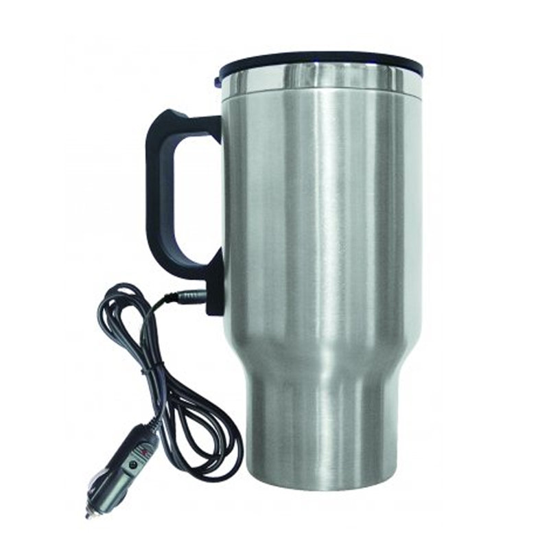 Tasse de voyage 16 oz à double paroi en acier inoxydable
