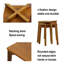 Carnell Solid Wood Accent Stool-415252400