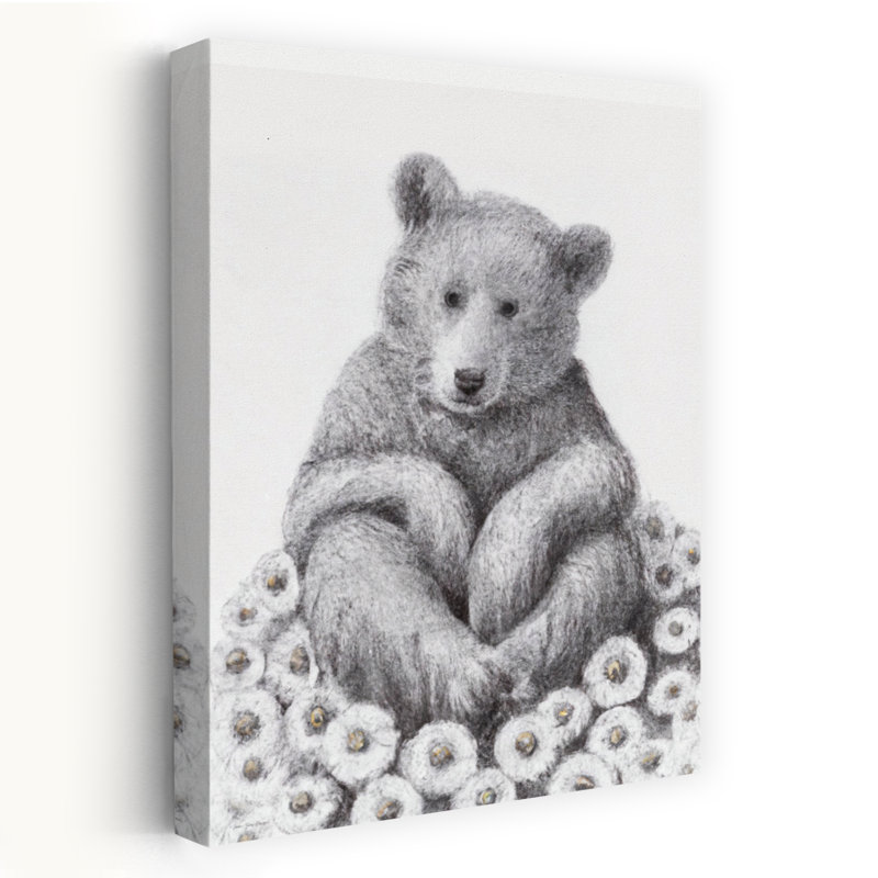 Art contemporain fantaisiste, fleur de printemps, H 60 po x l 40 po