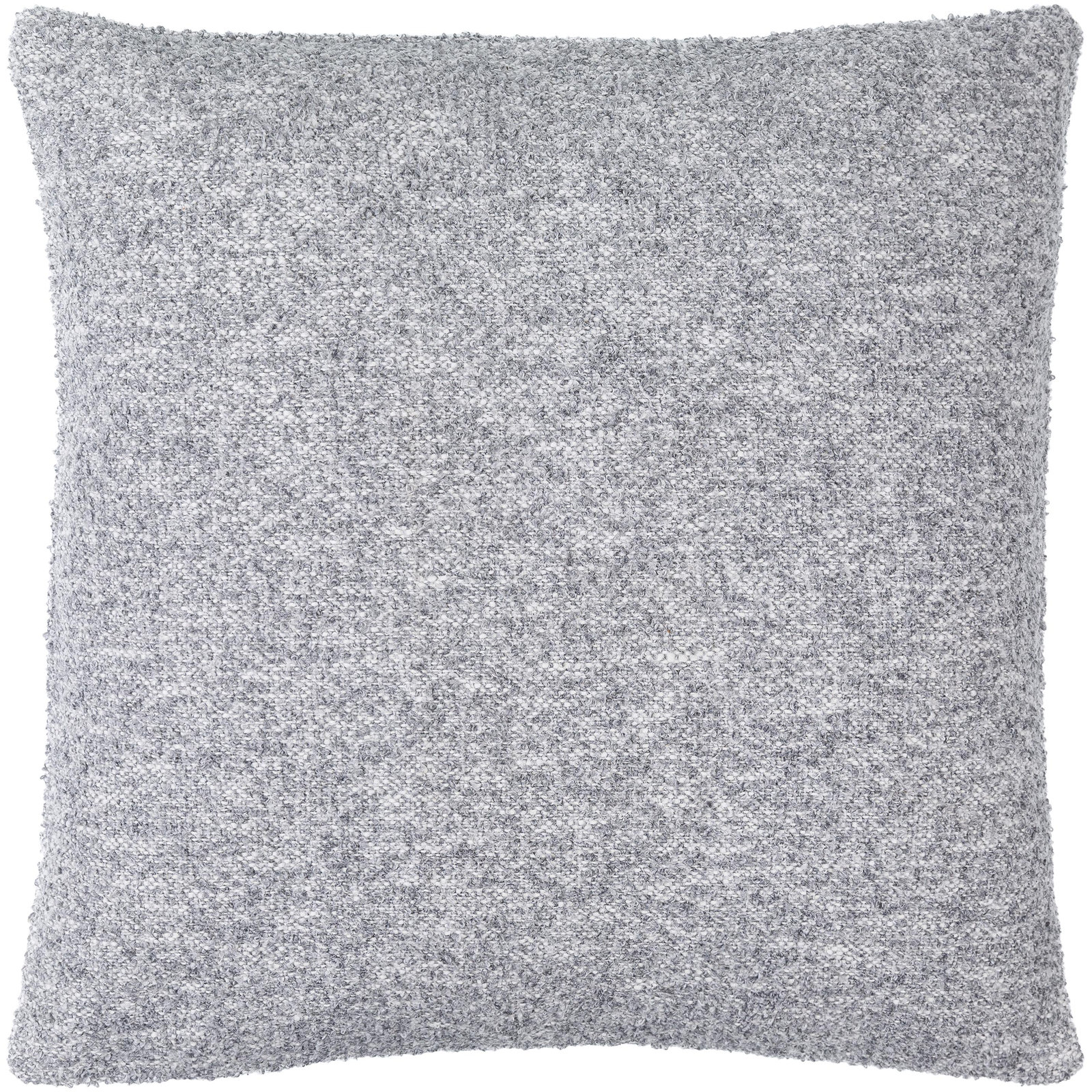 Bobby 22" x 22" Pillow Cover, 18" x 18", Pillow Cover Only - No Insert, Light Slate