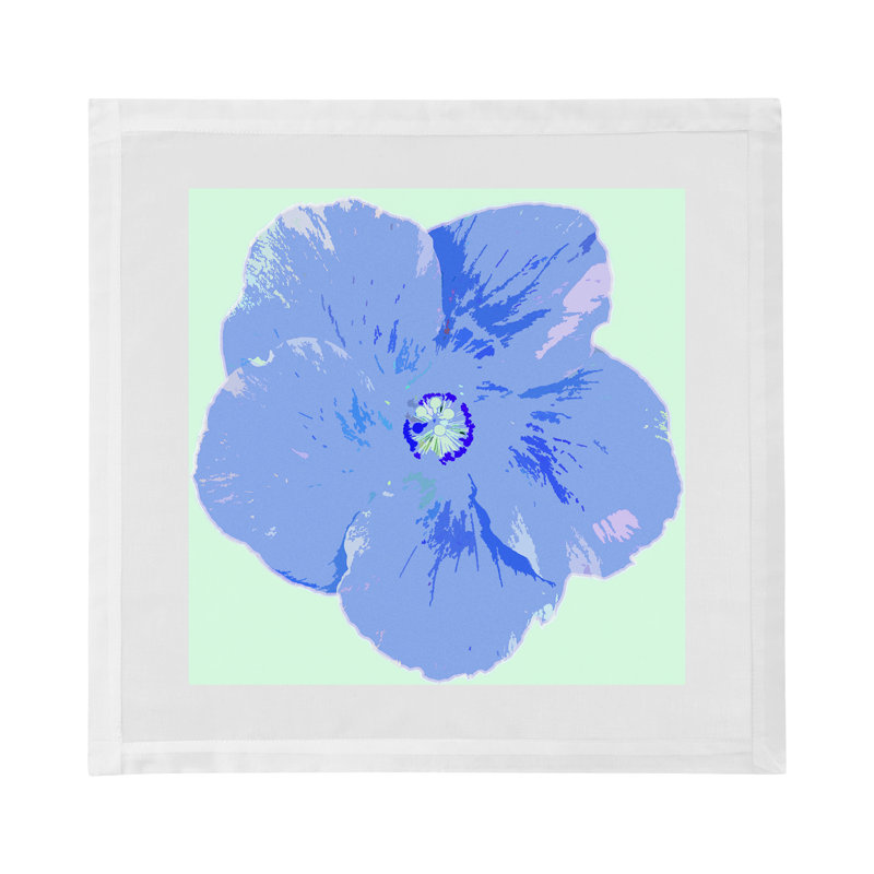 Hibiscus Cotton Sateen Dinner Napkins, Clematis