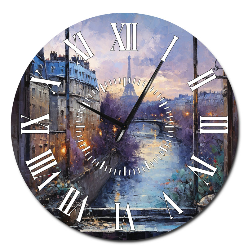 Horloge murale Paris Paris, Surdimensionné