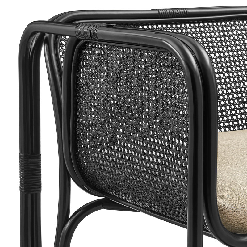 Fauteuil Ellis, Noir