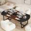Table d'ordinateur Curved Design, bureau de direction haut, table de réunion, table de bureau