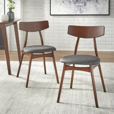 Brunehilde 18.5'' H Linen Blend Upholstered Beech Side Chair
