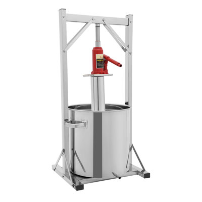 9.51Gal Fruit Wine Press Stainless Steel Hydraulic Jack Press Extractor