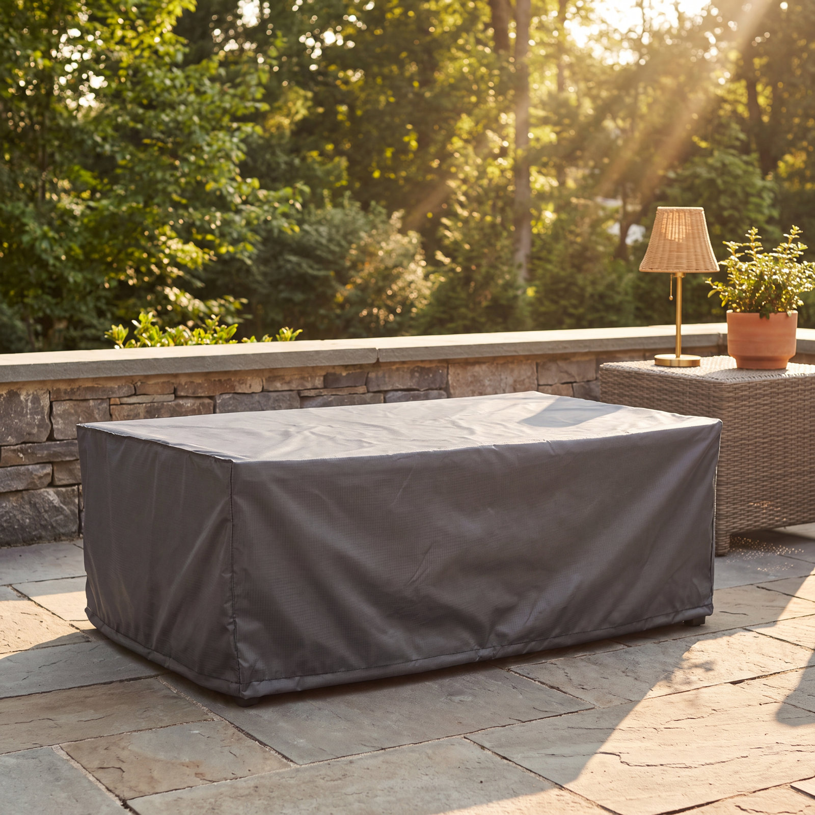 Almita Outdoor Double Ottoman Cover