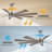 Indoor Ceiling Fan With Remote, 9 Plywood Blades-1470509993-1460889529